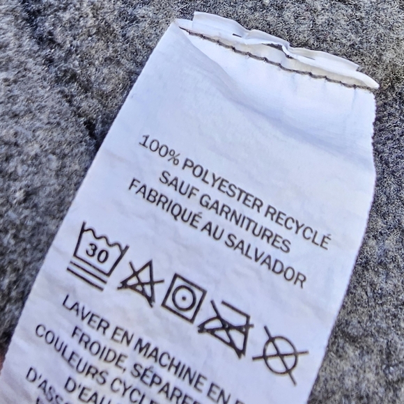 L.L. Bean Men's Gray Heather Full-Zip Jacket XL Tall Zip Up Sweater Chore Coat - Picture 5 of 5